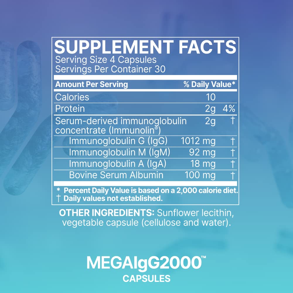Foto 5 pulgar | Suplementos Microbiome Labs Mega Igg2000 Sin Lácteos 120 Cápsulas - Venta Internacional.