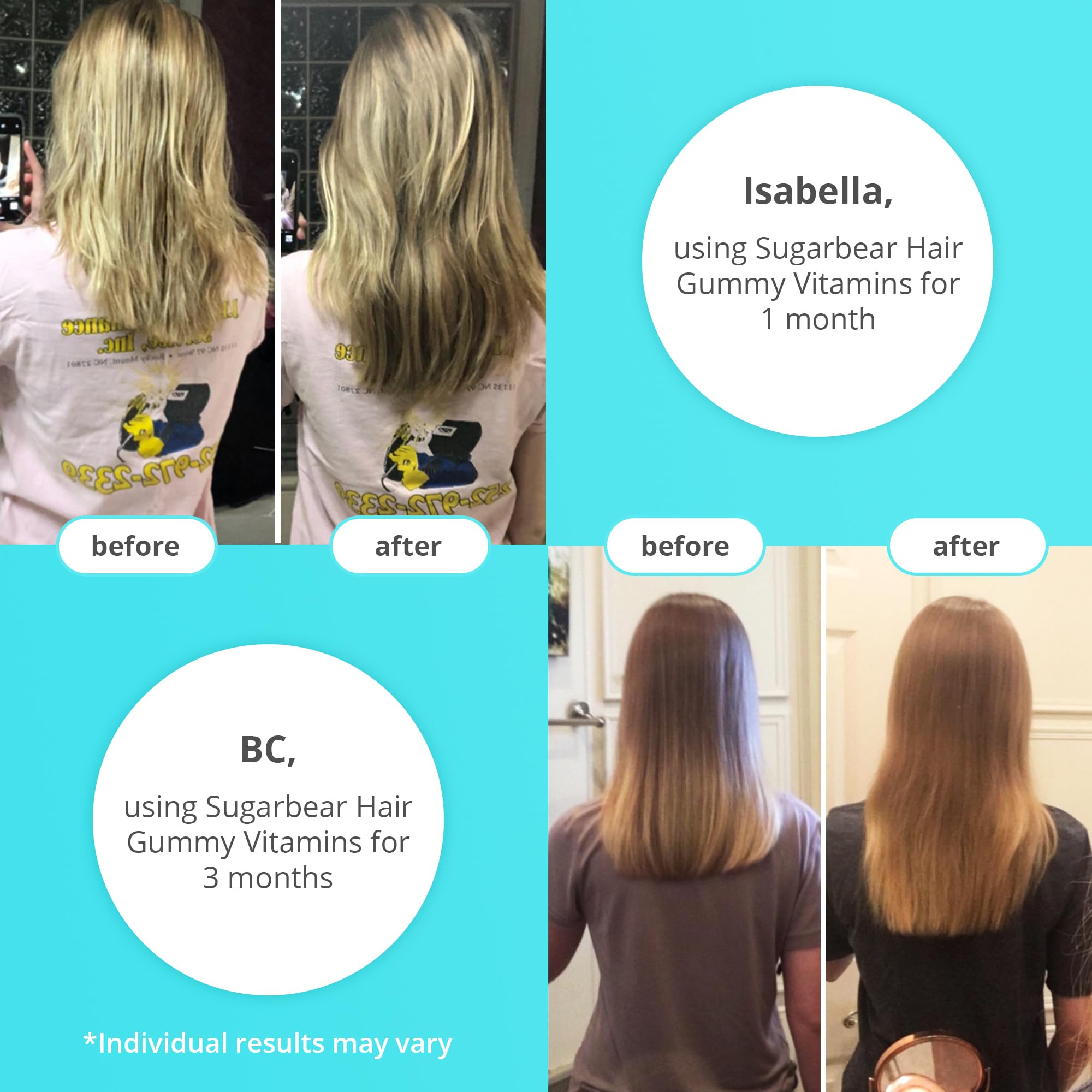 Foto 3 pulgar | Gominolas Veganas Para El Cabello Sugarbearhair Con Biotina, 1 Mes - Venta Internacional.