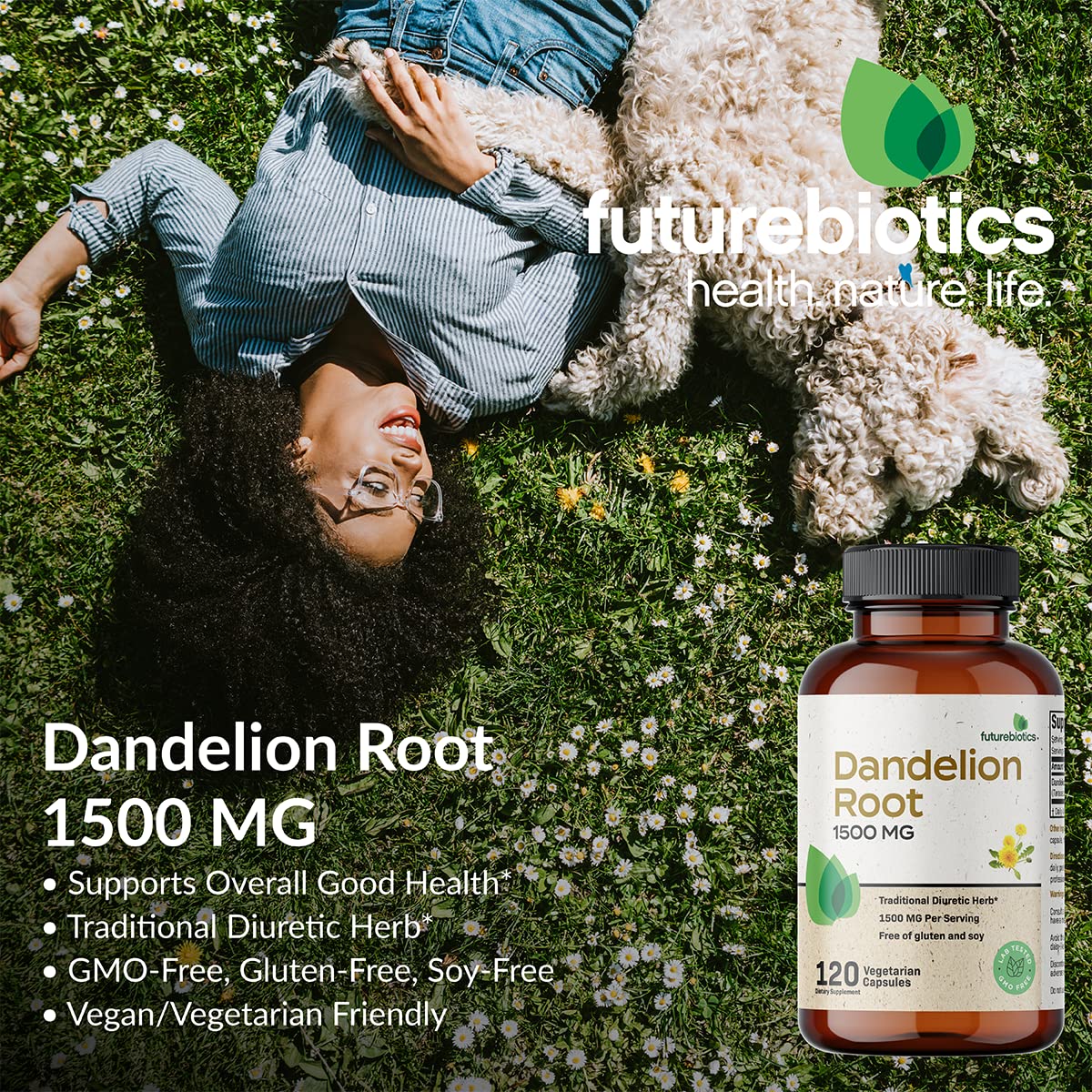 Foto 4 pulgar | Suplemento Futurebiotics De Raíz De Diente De León 1500 Mg 120 Cápsulas - Venta Internacional.