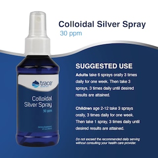 Foto 5 | Suplemento Mineral, Oligoelementos, Plata Coloidal, 30 Ppm, 120 S - Venta Internacional.