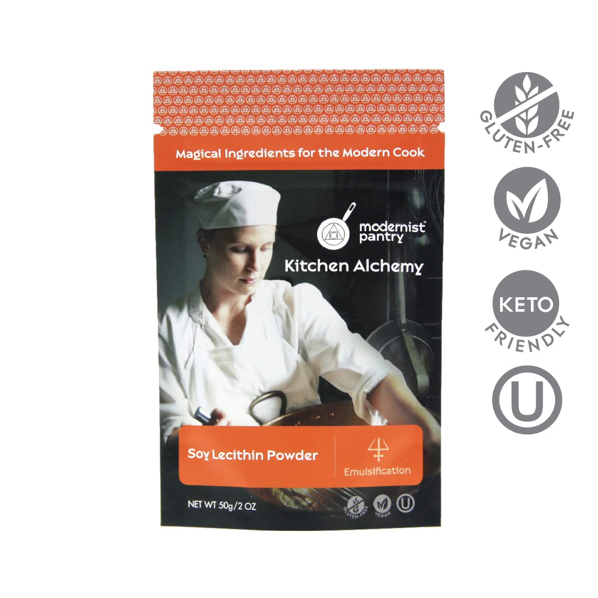 Foto 3 pulgar | Lecitina De Soja En Polvo Modernist Pantry, 50 G/60 Ml, Vegana Kosher - Venta Internacional.