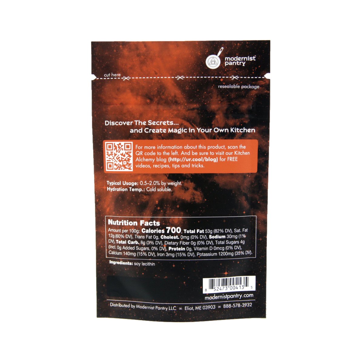 Foto 4 pulgar | Lecitina De Soja En Polvo Modernist Pantry, 50 G/60 Ml, Vegana Kosher - Venta Internacional.
