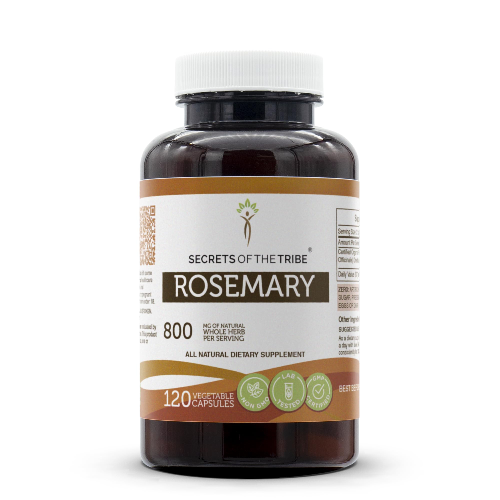 Foto 1 | Suplemento Secrets Of The Tribe Rosemary 120 Cápsulas 800 Mg - Venta Internacional.