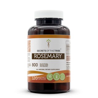 Foto 1 | Suplemento Secrets Of The Tribe Rosemary 120 Cápsulas 800 Mg - Venta Internacional.