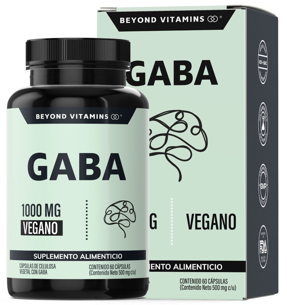 Foto 2 pulgar | Suplemento Alimenticio Beyond Vitamins Gaba 1000 Mg Aminoacidos 60 Cápsulas