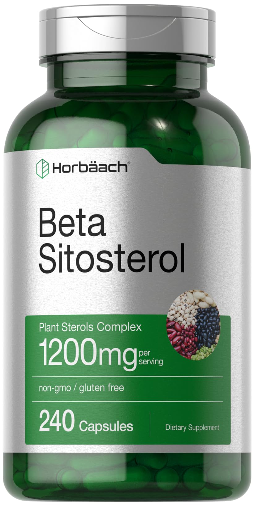 Foto 2 pulgar | Suplemento Horbäach Beta Sitosterol 1200 Mg 240 Cápsulas - Venta Internacional.