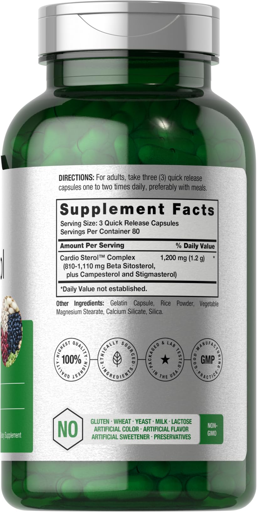Foto 2 | Suplemento Horbäach Beta Sitosterol 1200 Mg 240 Cápsulas - Venta Internacional.
