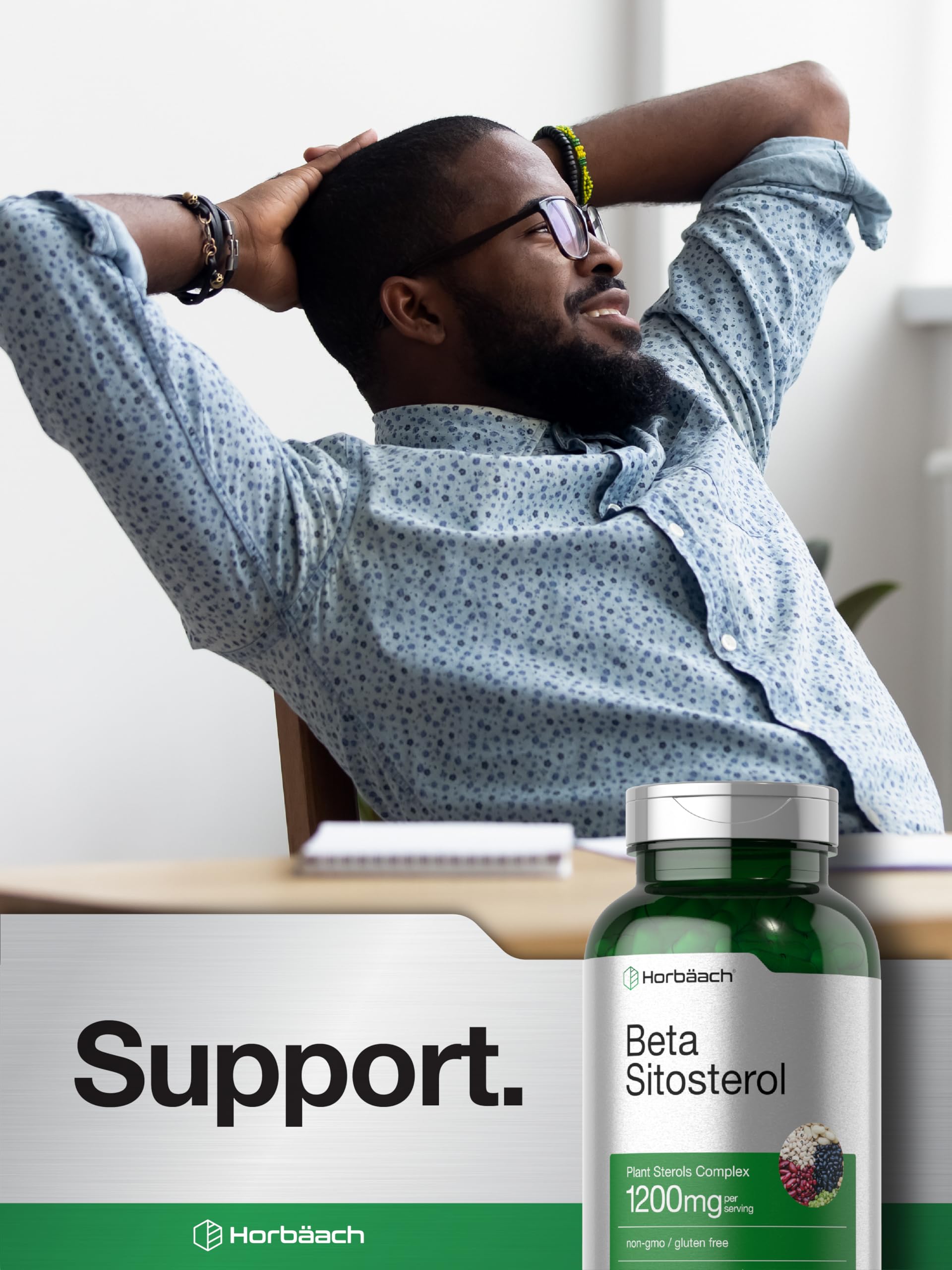 Foto 7 | Suplemento Horbäach Beta Sitosterol 1200 Mg 240 Cápsulas - Venta Internacional.