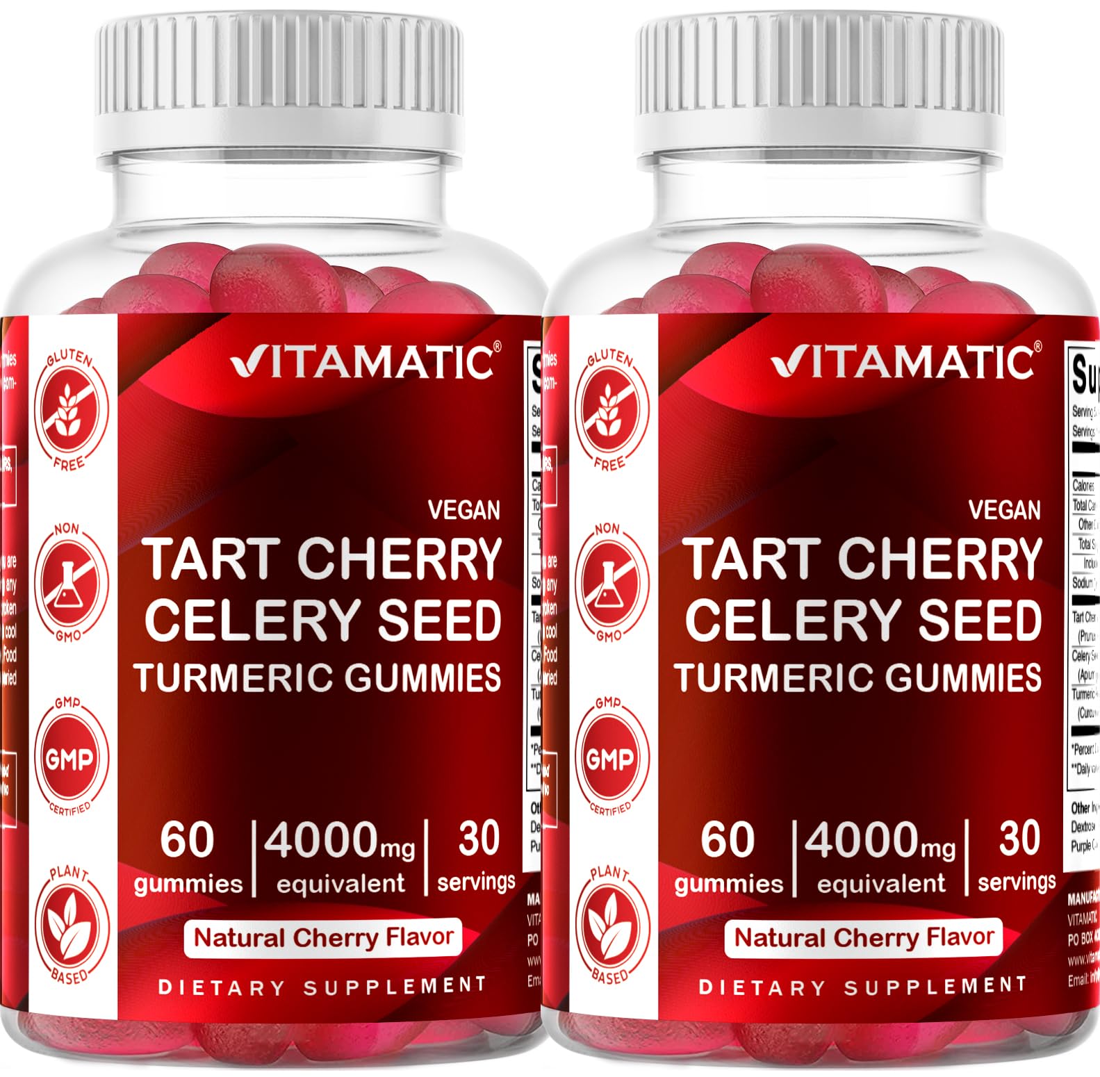Suplemento Vitamático De Cereza Ácida Con Gomitas De Semillas De Apio - Venta Internacional.