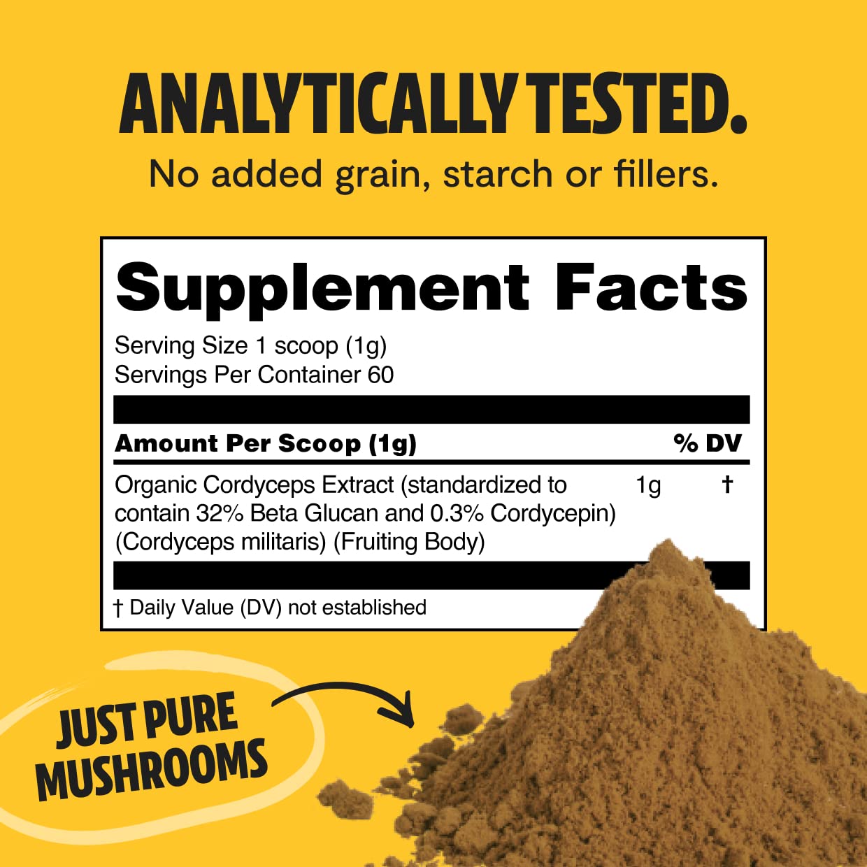 Foto 5 pulgar | Suplemento De Extracto Orgánico De Hongos Cordyceps Freshcap 60 G - Venta Internacional.