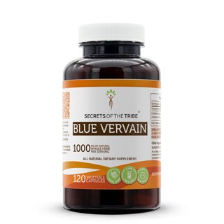 Foto 1 | Suplemento Secrets Of The Tribe Blue Vervain 120 Cápsulas - Venta Internacional.