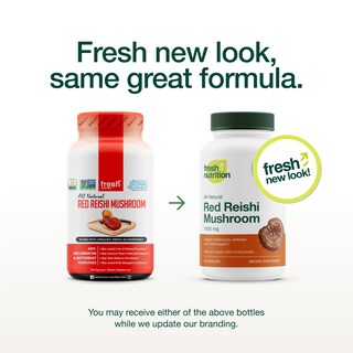 Foto 2 | Suplemento Fresh Nutrition, Hongo Reishi, 1500 Mg, 90 Cápsulas - Venta Internacional.