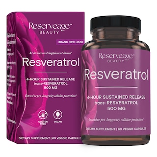 Foto 1 | Suplemento Reserveage Beauty Resveratrol 500 Mg 60 Cápsulas - Venta Internacional.