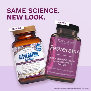 Foto 7 | Suplemento Reserveage Beauty Resveratrol 500 Mg 60 Cápsulas - Venta Internacional.