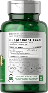 Foto 2 | Suplemento Horbäach Corn Silk Cápsulas de 1200 Mg 200 Cápsulas - Venta Internacional