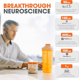Foto 3 | Suplemento Genius Consciousness Brain En Polvo Con Sabor A Mango - Venta Internacional.