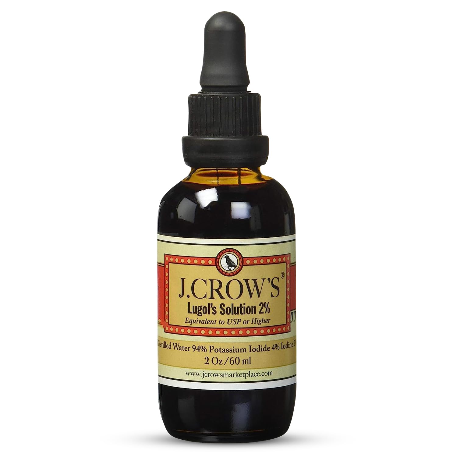 Foto 1 | Solución De Yodo J.crow's Lugol's 2% 60 Ml - Venta Internacional.