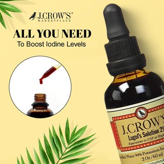 Foto 5 | Solución De Yodo J.crow's Lugol's 2% 60 Ml - Venta Internacional.