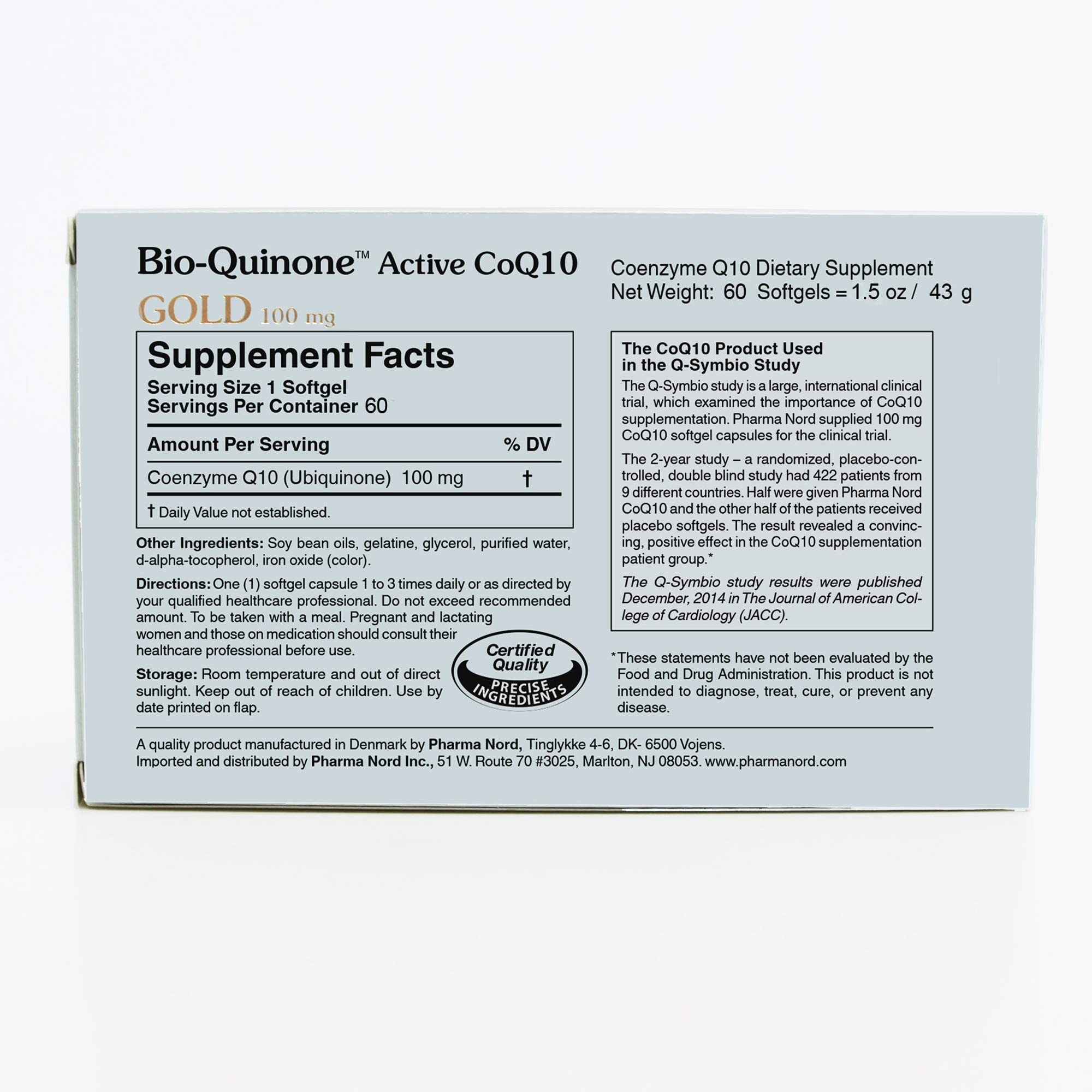Foto 3 pulgar | Cápsulas Blandas Supplement Pharma Nord Coq10 De 100 Mg - Venta Internacional.