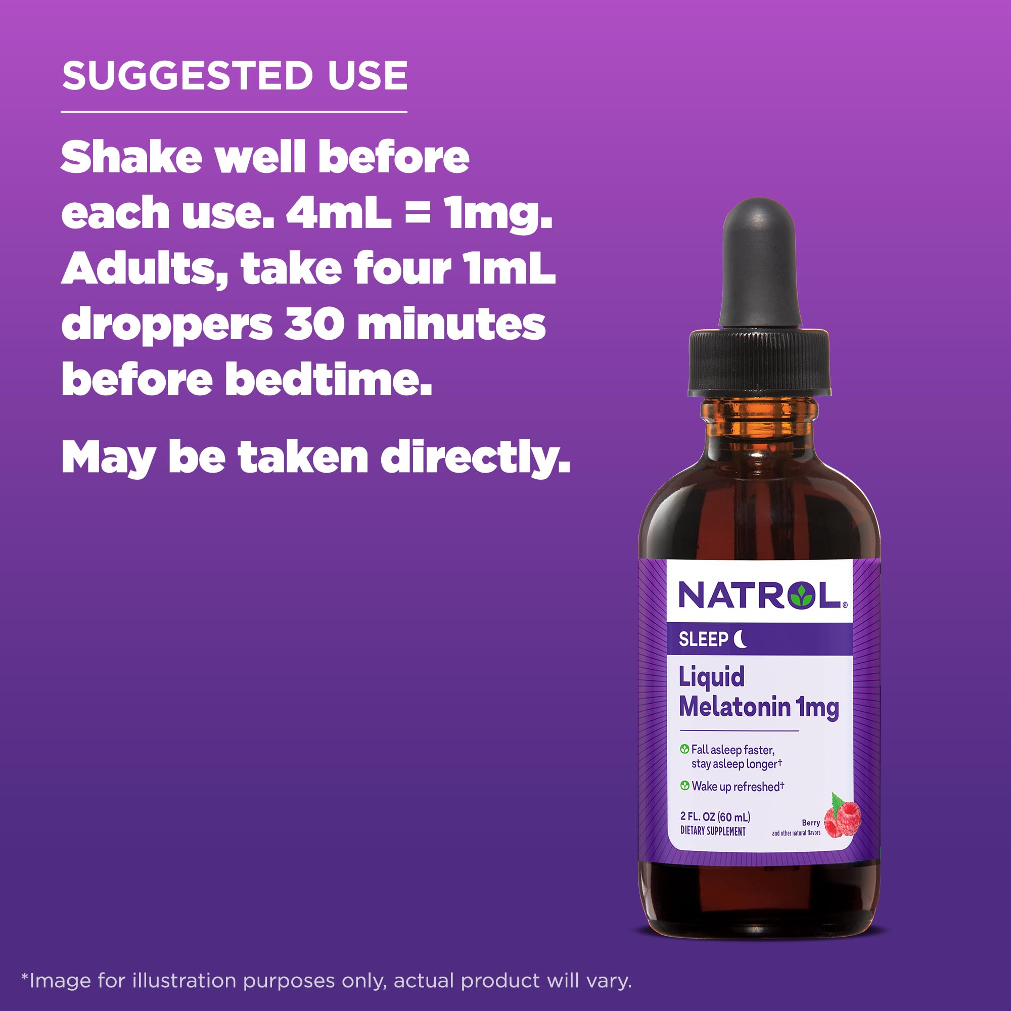Foto 7 pulgar | Sleep Aid Natrol Sleep Liquid Melatonina, 30 Ml, 1 Mg, 15 Porciones - Venta Internacional.