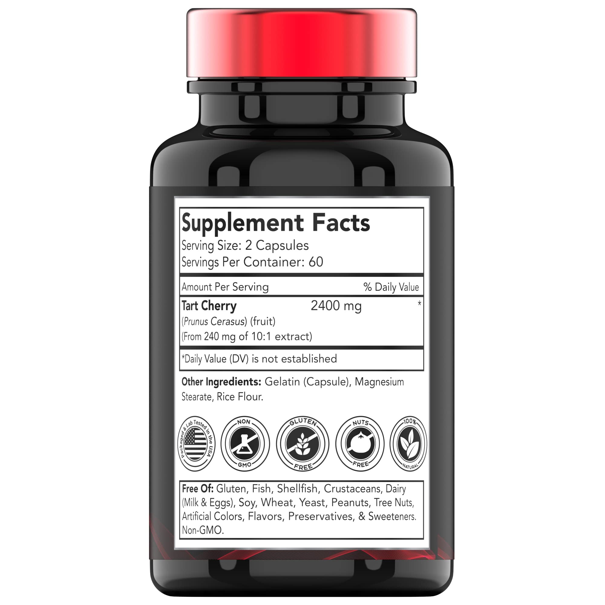 Foto 3 pulgar | Suplemento De Vitamina Tn, Extracto De Cereza Ácida, 2400 Mg, 120 Cápsulas - Venta Internacional.