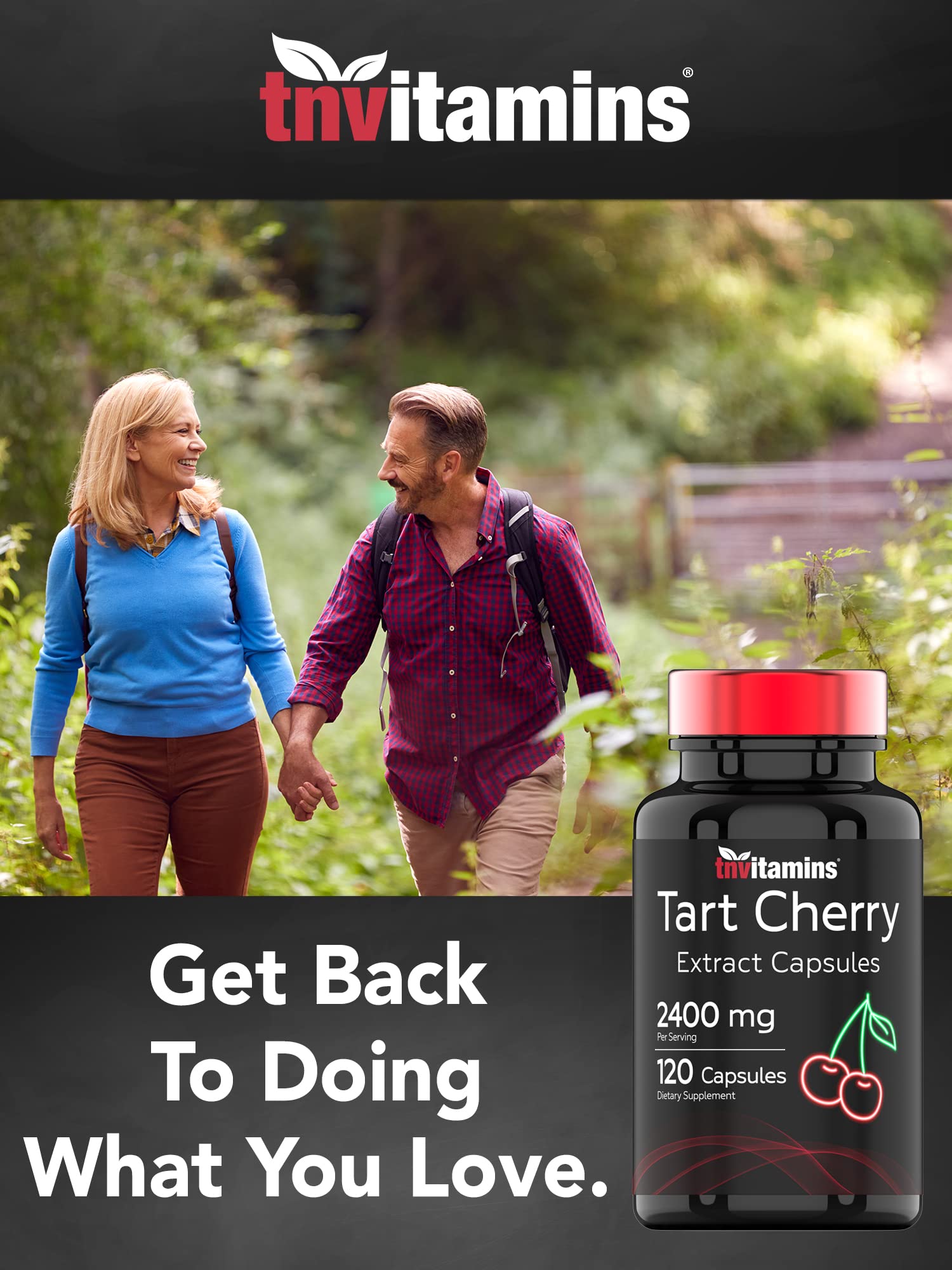 Foto 4 | Suplemento De Vitamina Tn, Extracto De Cereza Ácida, 2400 Mg, 120 Cápsulas - Venta Internacional.