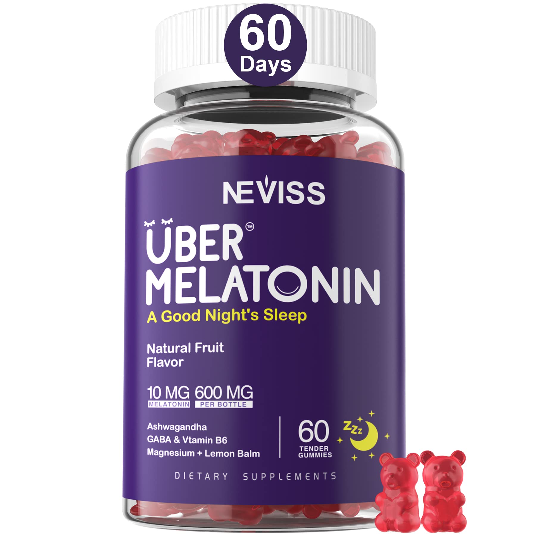 Foto 2 pulgar | Suplemento De Gomitas De Melatonina Neviss De 10 Mg A 20 Mg Para Adultos - Venta Internacional.