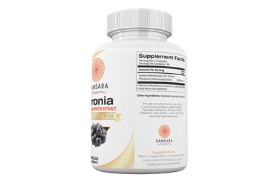 Foto 7 | Suplemento Samsara Herbs, Extracto De Bayas De Aronia 20:1, 120 Cápsulas - Venta Internacional.