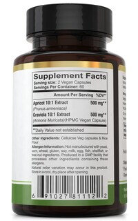 Foto 3 | Suplemento A Las Cápsulas De Albaricoque Y Graviola De Florida Herbal Pharmacy - Venta Internacional.