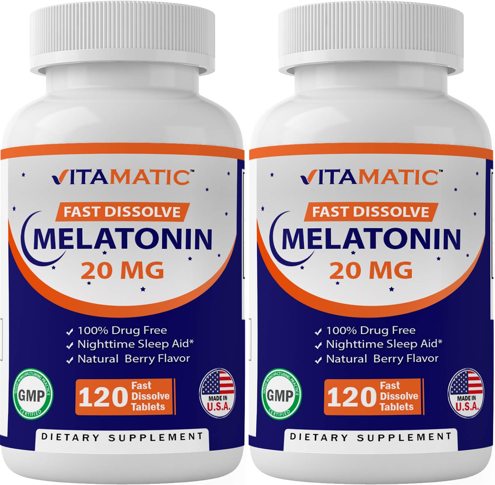 Foto 2 pulgar | Suplemento Vitamínico De Melatonina, 20 Mg, Disolución Rápida, 240 Comprimidos - Venta Internacional.
