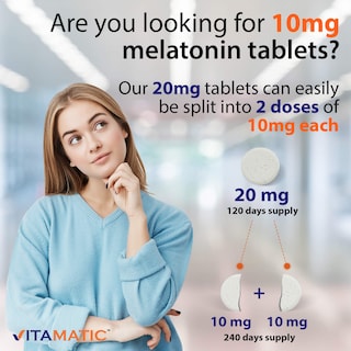 Foto 4 | Suplemento Vitamínico De Melatonina, 20 Mg, Disolución Rápida, 240 Comprimidos - Venta Internacional.
