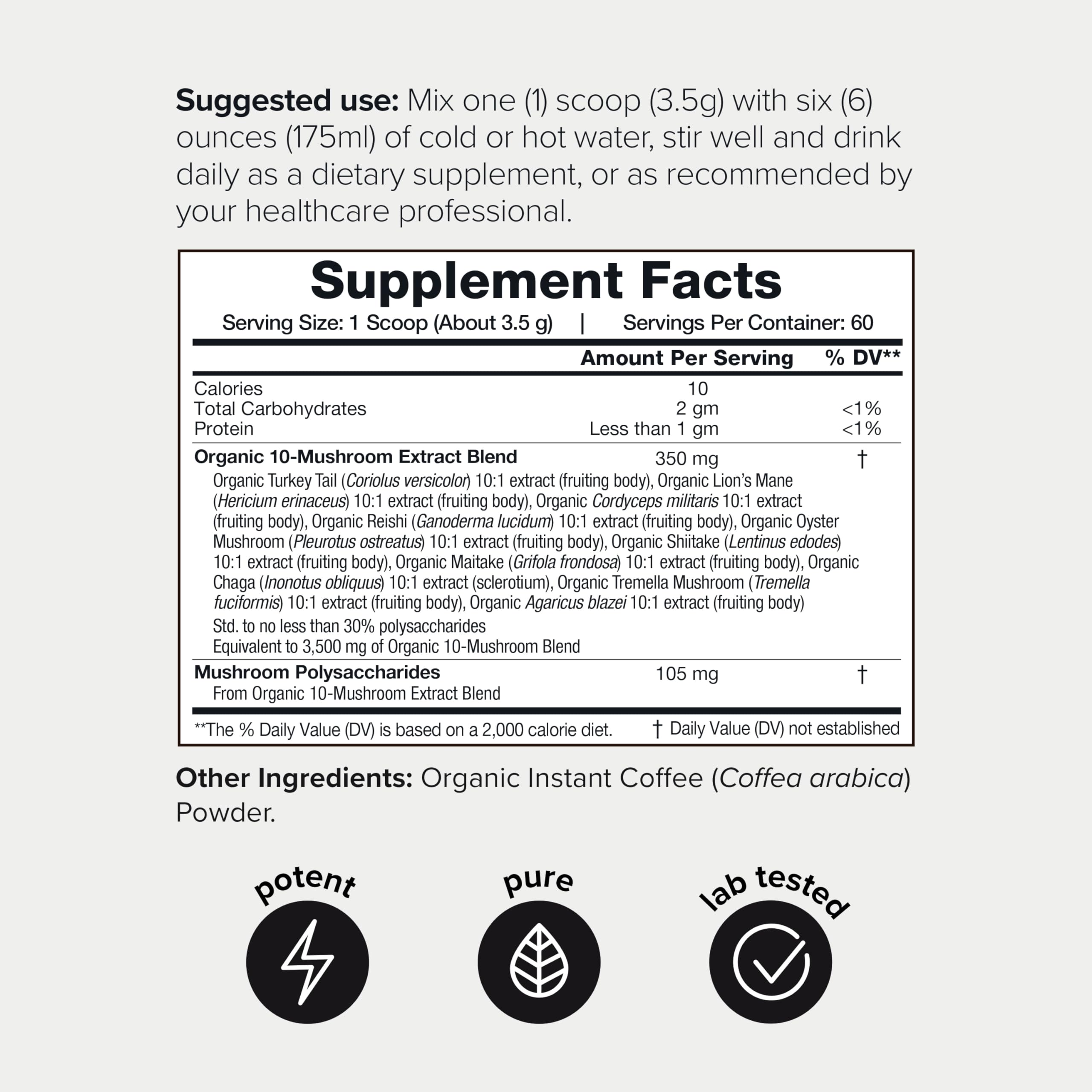 Foto 2 | Extracto De Café Con Hongos Toniiq Ultraconcentrado De 3500 Mg 10:1 - Venta Internacional.