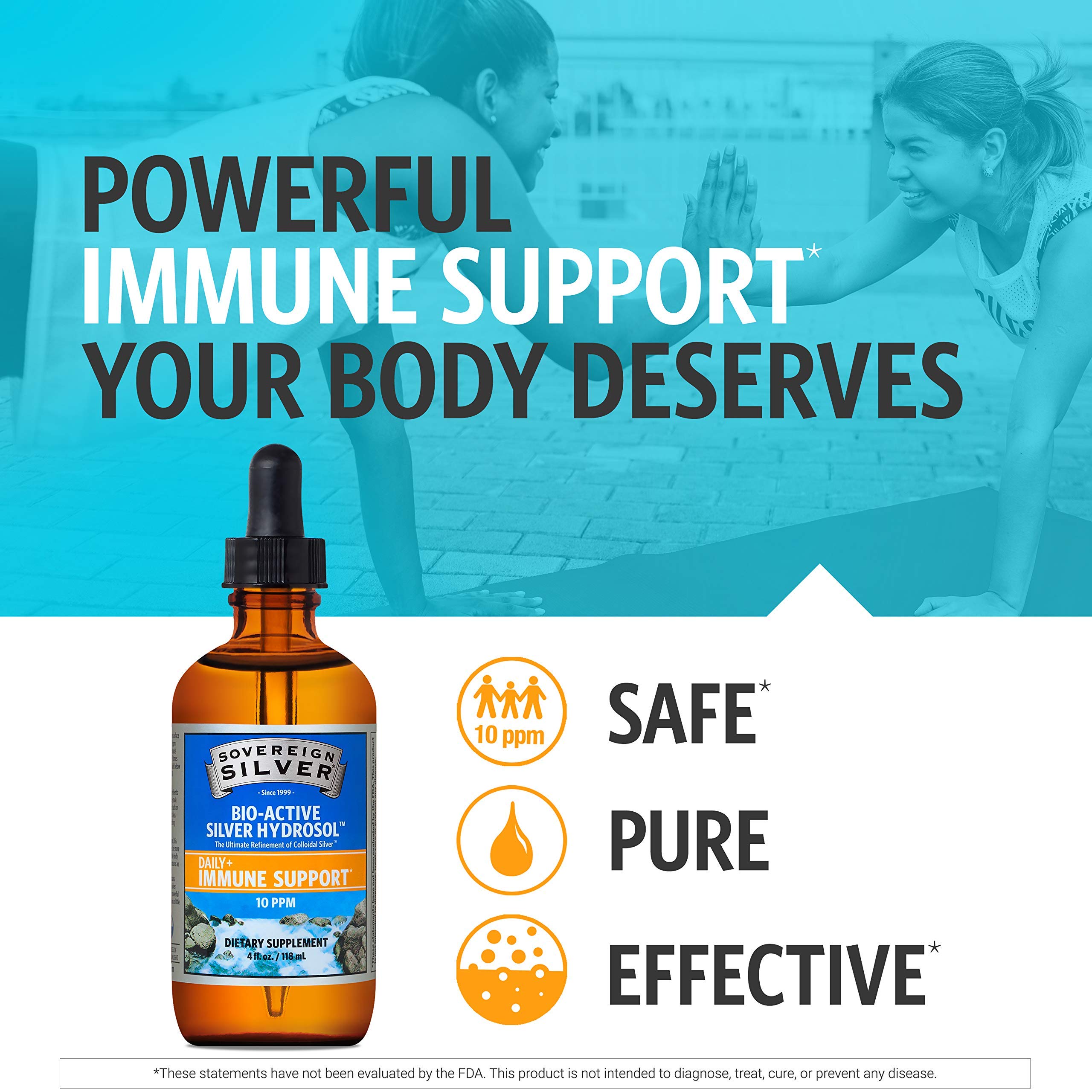 Foto 3 pulgar | Suplemento Mineral Sovereign Silver Immune Support 118 Ml - Venta Internacional.