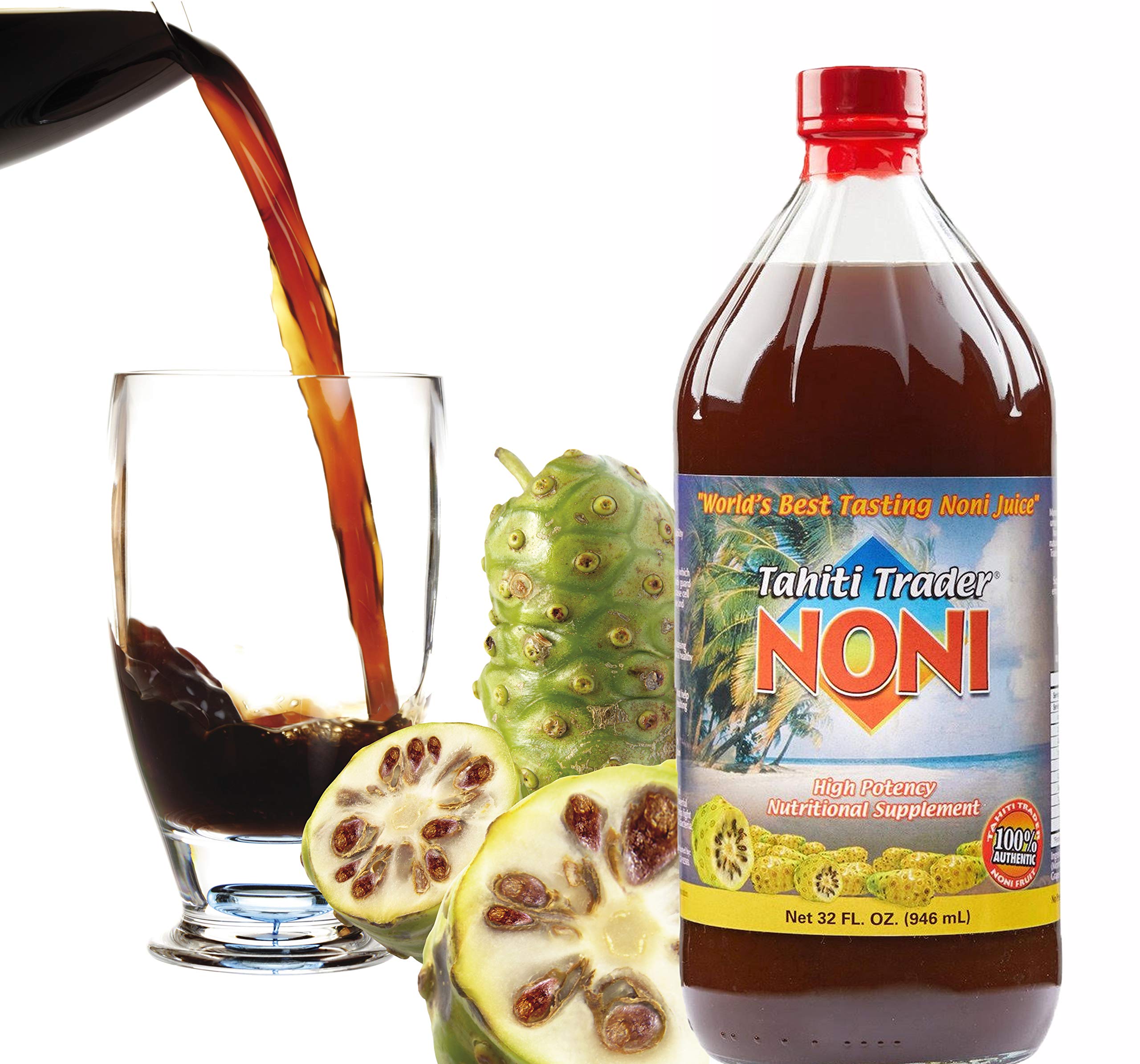 Noni Juice Tahiti Trader Original De Alta Potencia 960 Ml - Venta Internacional.