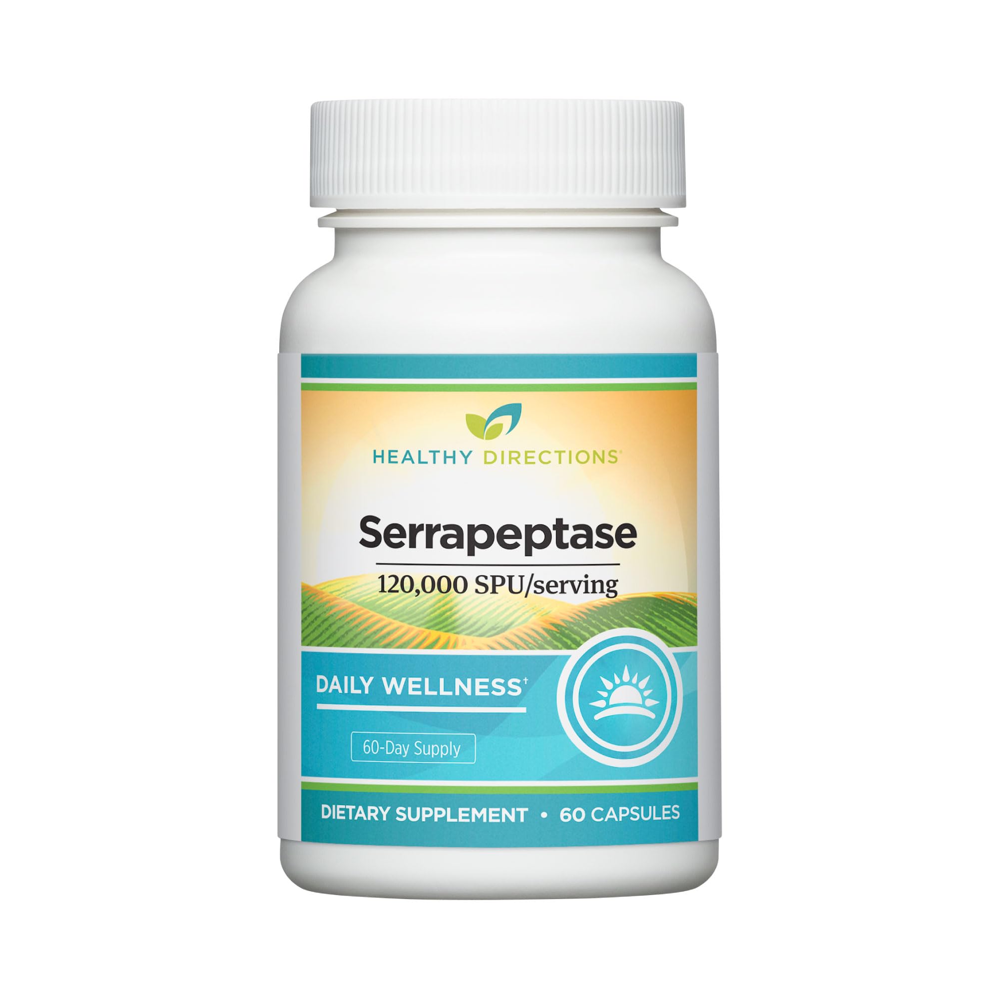 Foto 2 pulgar | Suplemento Healthy Directions Serrapeptase 120,000 Spu 60 Cápsulas - Venta Internacional.