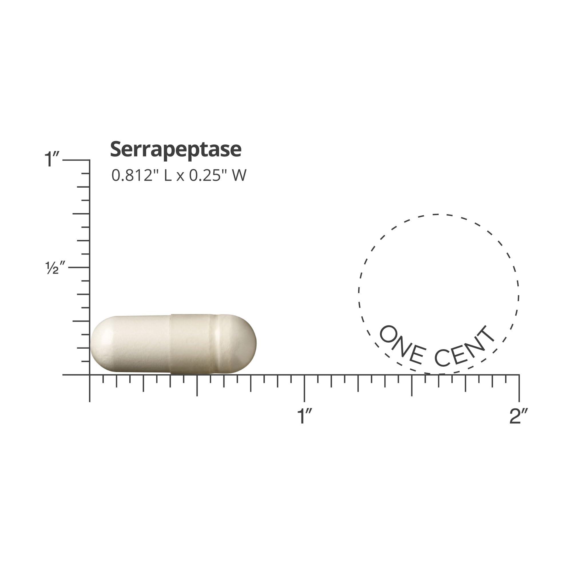 Foto 4 pulgar | Suplemento Healthy Directions Serrapeptase 120,000 Spu 60 Cápsulas - Venta Internacional.