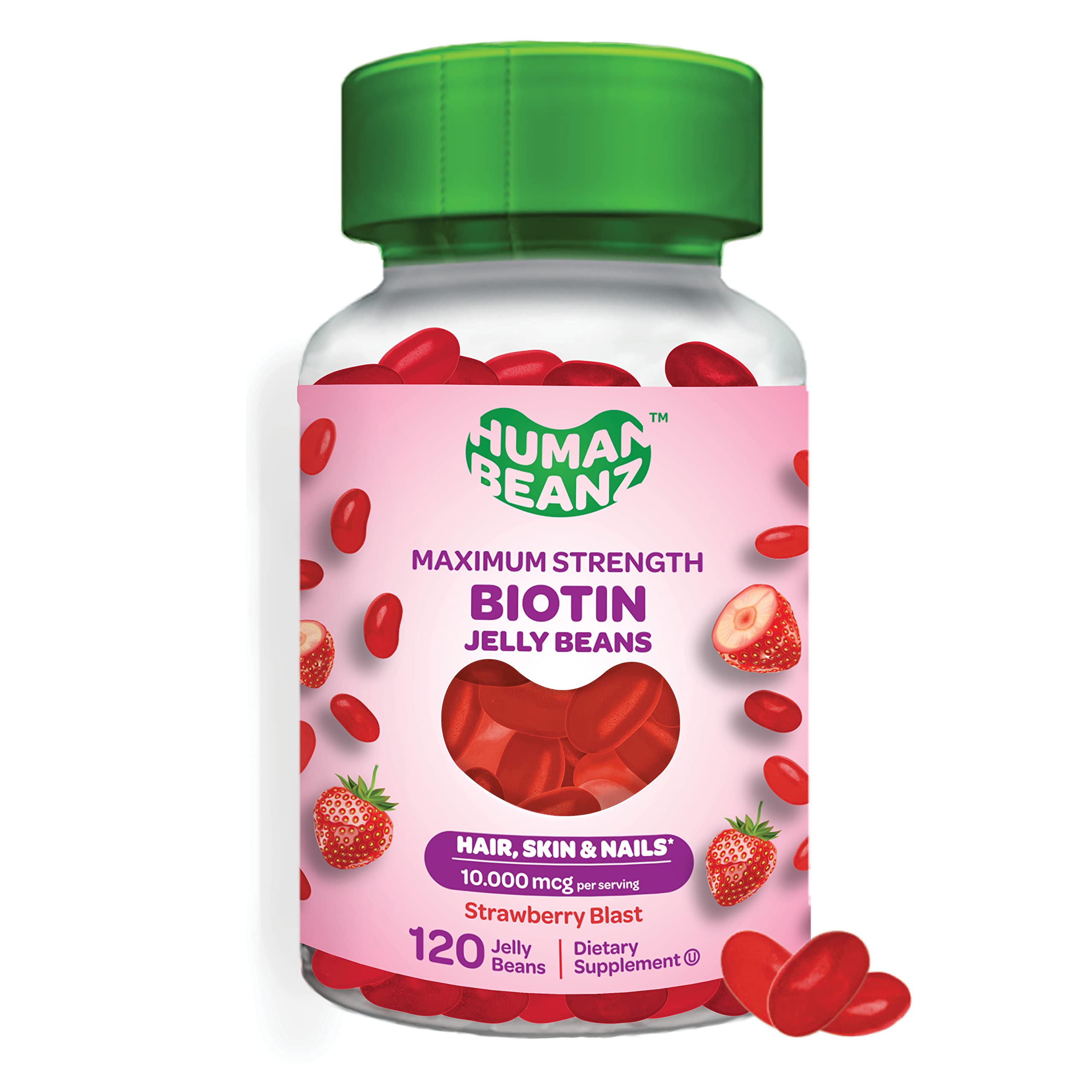Foto 2 pulgar | Suplemento De Vitaminas En Gomitas Con Biotina Y Gomitas De Human Beanz - Venta Internacional.