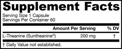 Foto 2 | Suplemento De Teanina De Jarrow Formulas, 200 Mg, 60 Cápsulas Vegetarianas - Venta Internacional.