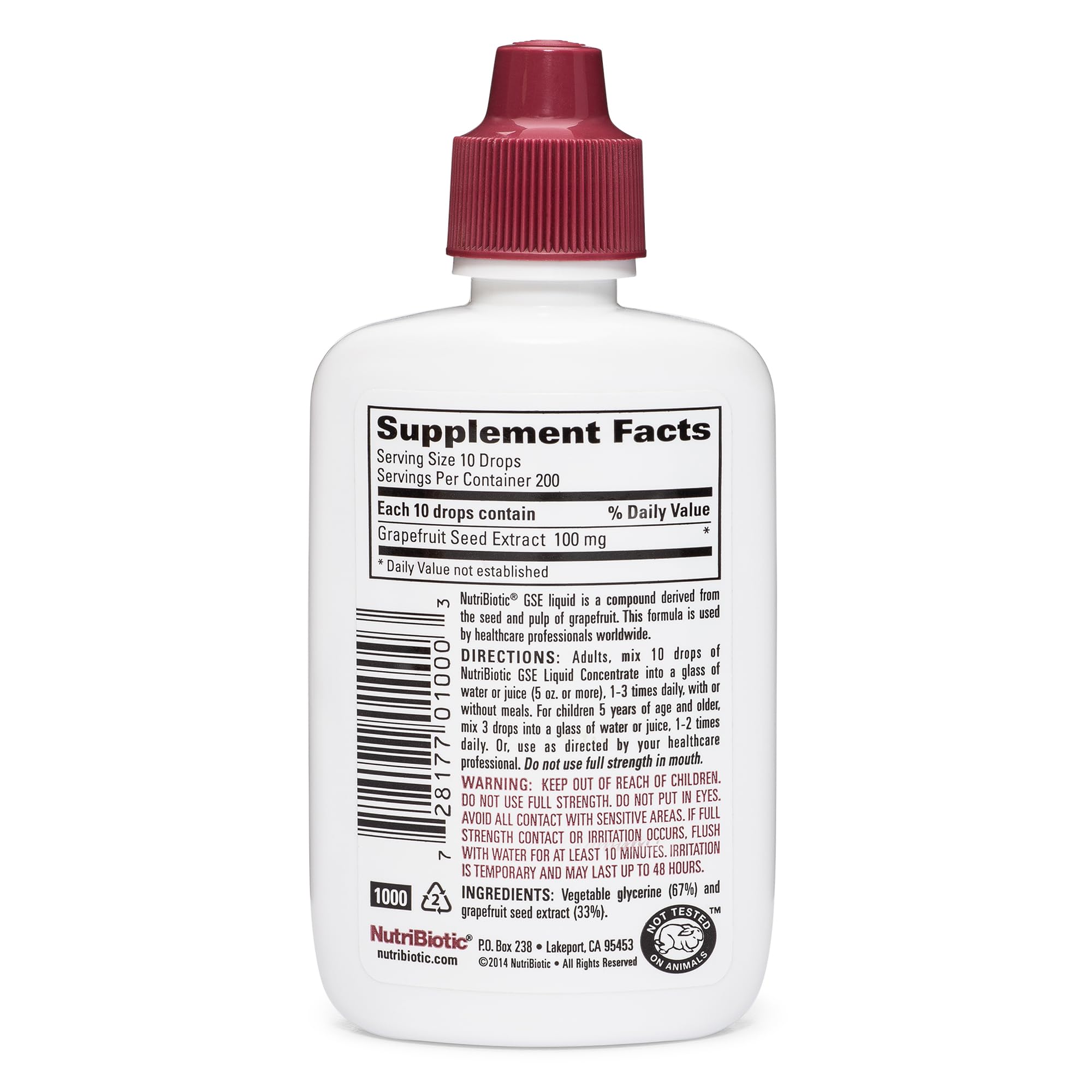 Foto 3 pulgar | Suplemento Nutribiotic Gse De Extracto De Semilla De Pomelo 60 Ml - Venta Internacional.