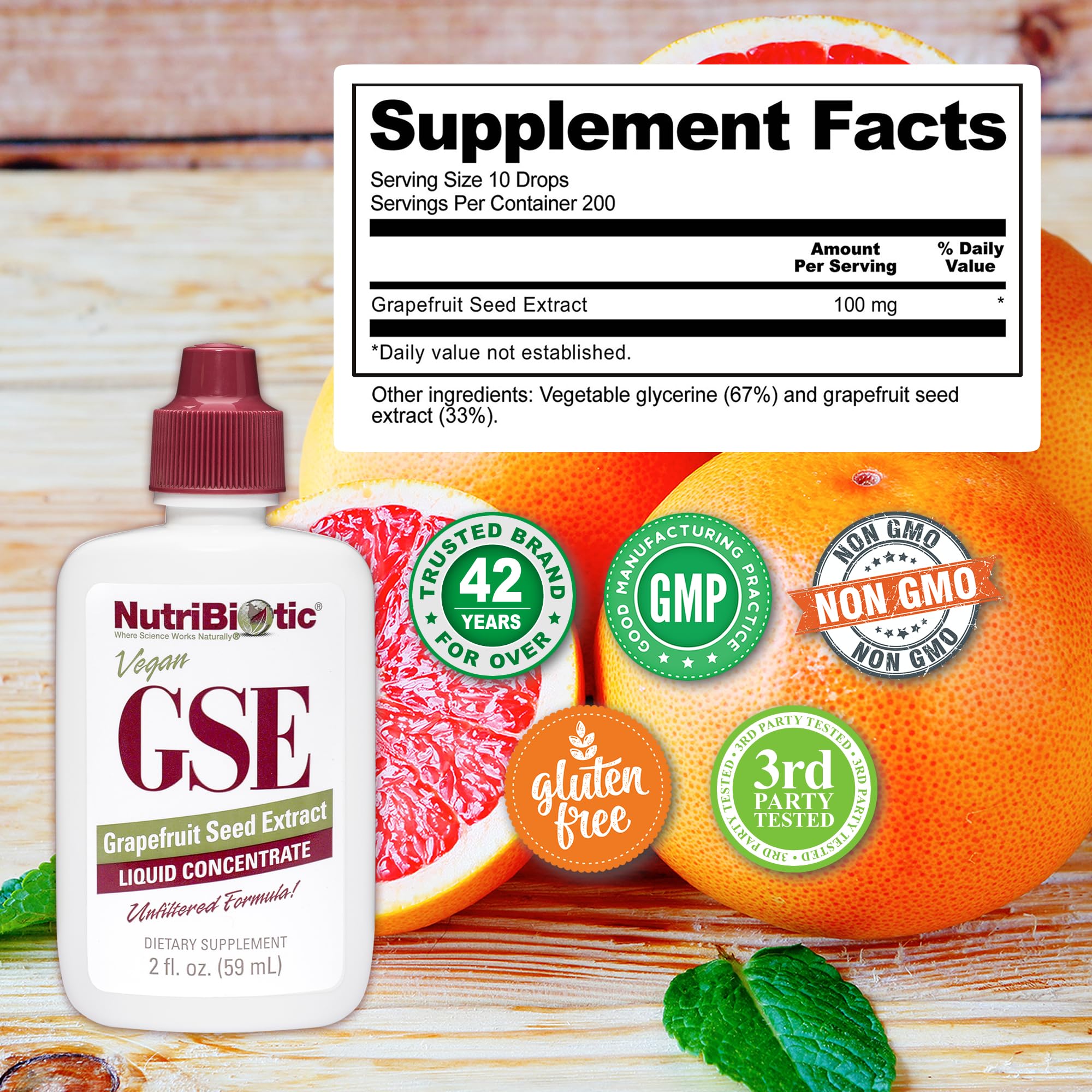 Foto 6 pulgar | Suplemento Nutribiotic Gse De Extracto De Semilla De Pomelo 60 Ml - Venta Internacional.