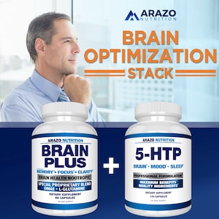 Foto 5 | Suplemento Arazo Nutrition Premium Brain Function Memory Foc - Venta Internacional.
