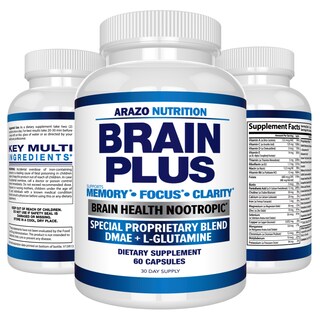 Foto 7 | Suplemento Arazo Nutrition Premium Brain Function Memory Foc - Venta Internacional.