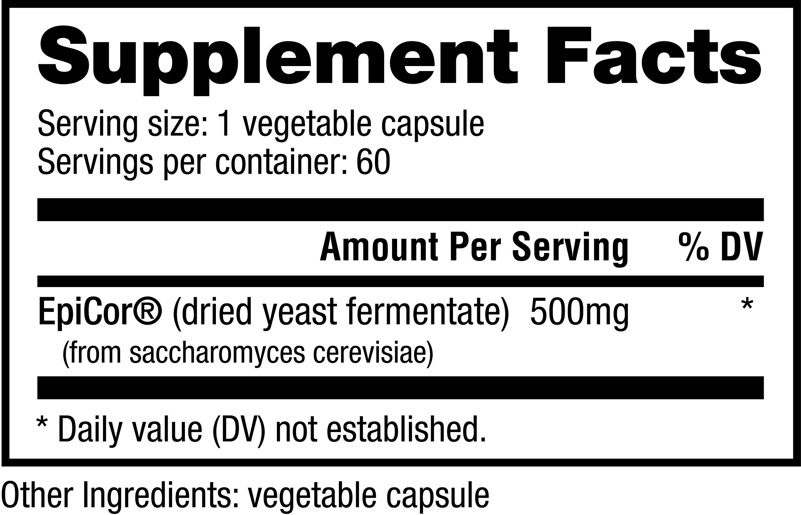 Foto 3 pulgar | Suplemento Multivitamínico Nutrabio Epicor 500 Mg 60 Cápsulas - Venta Internacional.