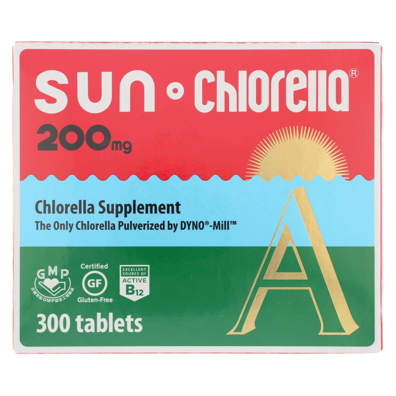 Foto 2 pulgar | Suplemento Sun Chlorella Chlorella, 200 Mg, Comprimidos, 300 Unidades - Venta Internacional.