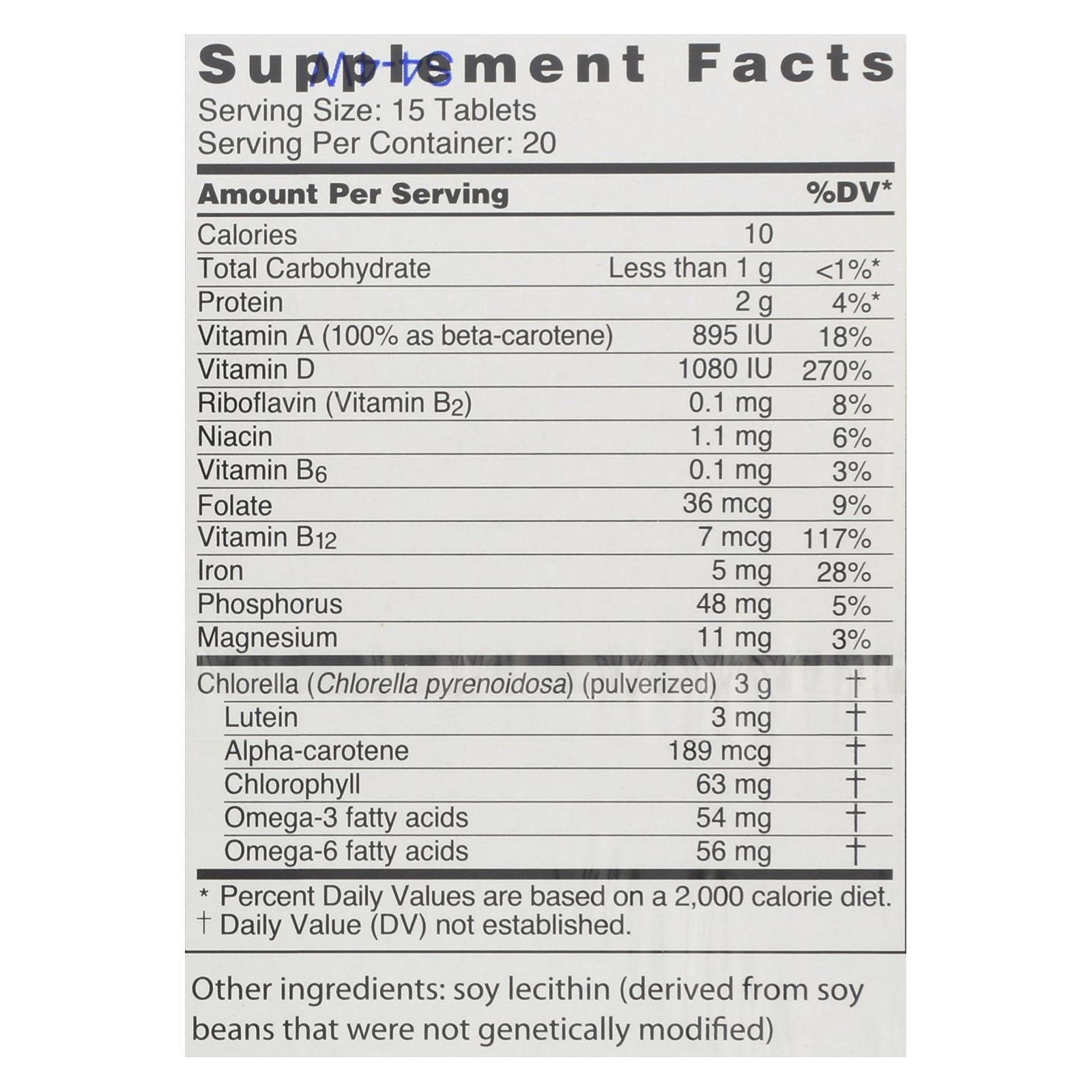 Foto 3 pulgar | Suplemento Sun Chlorella Chlorella, 200 Mg, Comprimidos, 300 Unidades - Venta Internacional.