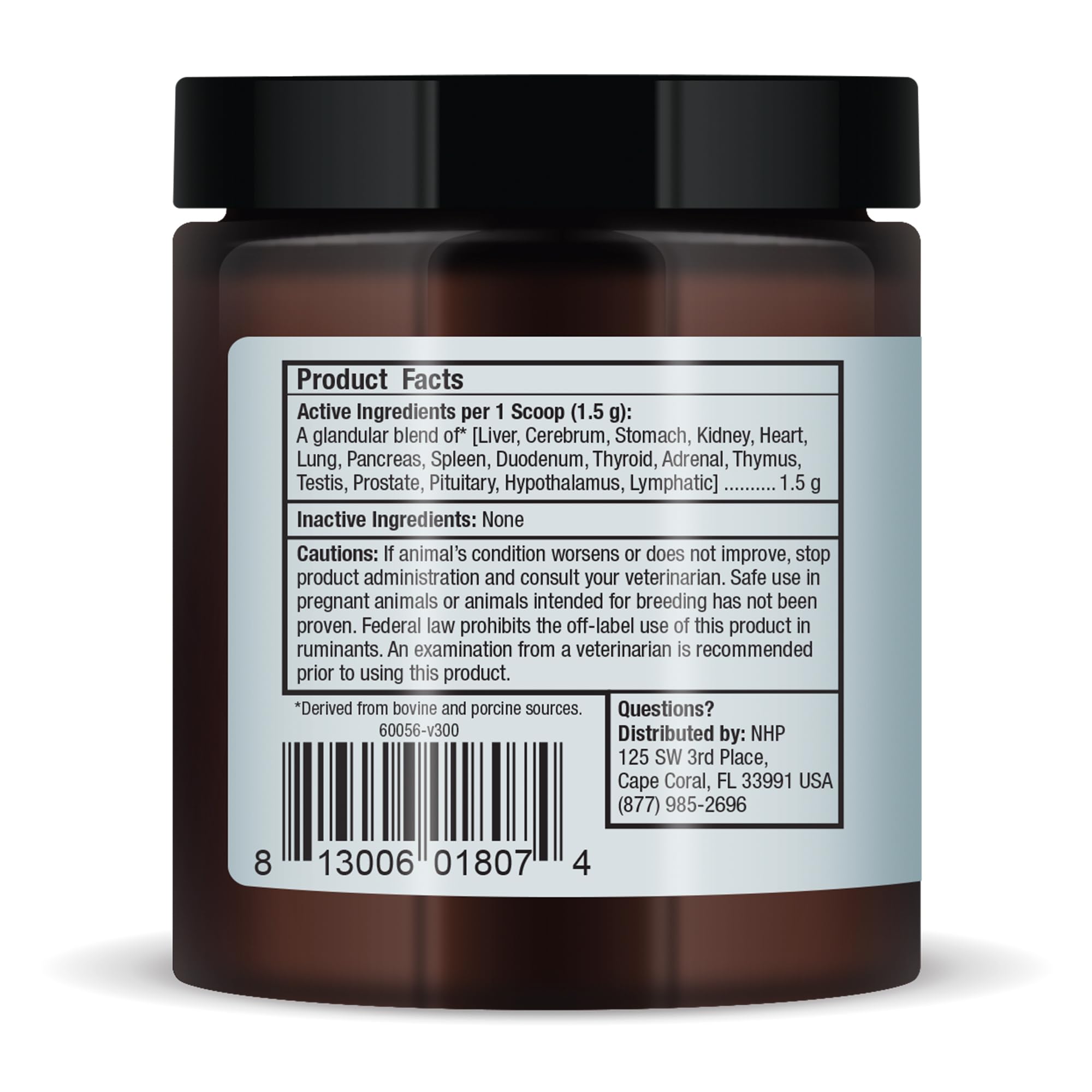 Foto 3 | Suplemento Dr. Mercola Bark & Whiskers Male Glandular Support 113 g - Venta Internacional
