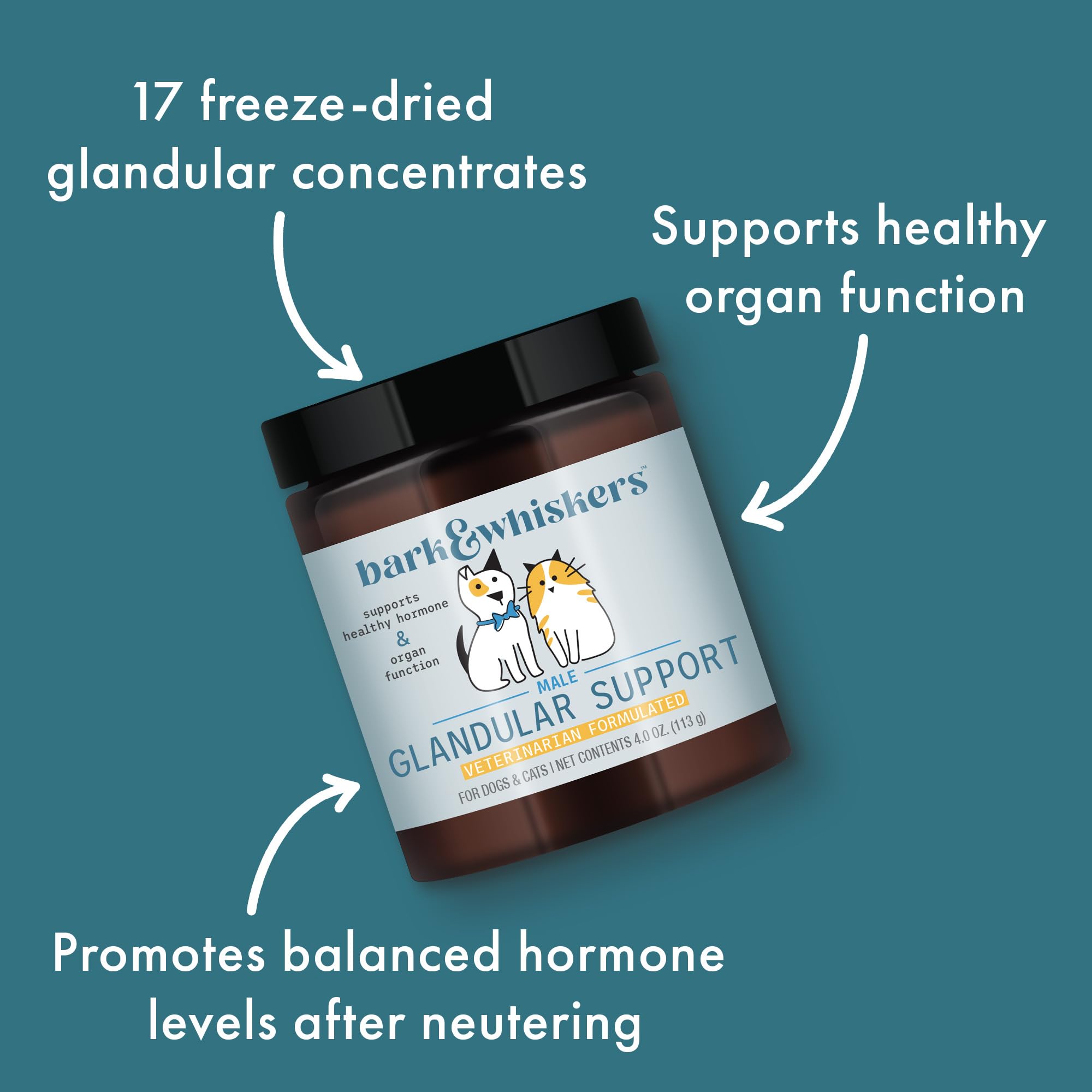 Foto 6 pulgar | Suplemento Dr. Mercola Bark & Whiskers Male Glandular Support 113 g - Venta Internacional