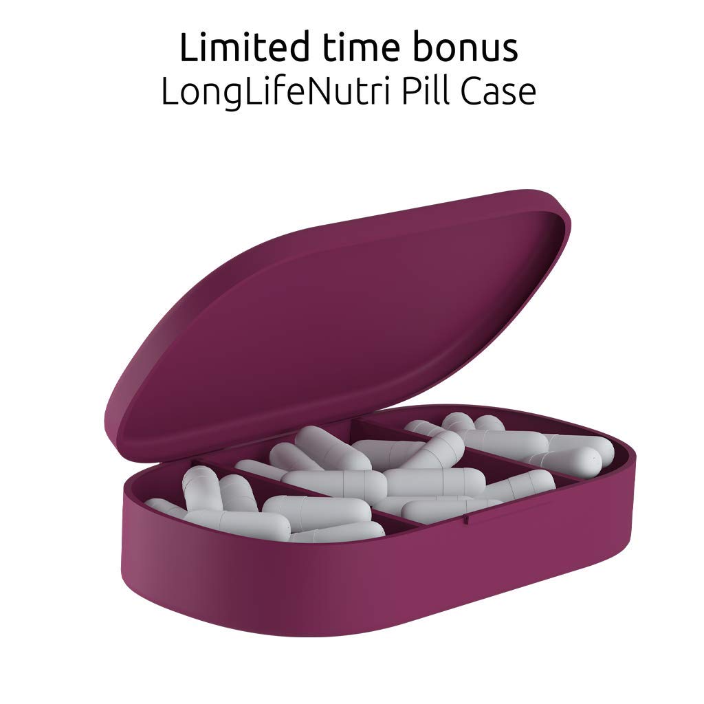 Foto 5 pulgar | Suplemento De Extracto De Petasita Longlife Nutri 100 Mg 180 Cápsulas - Venta Internacional.