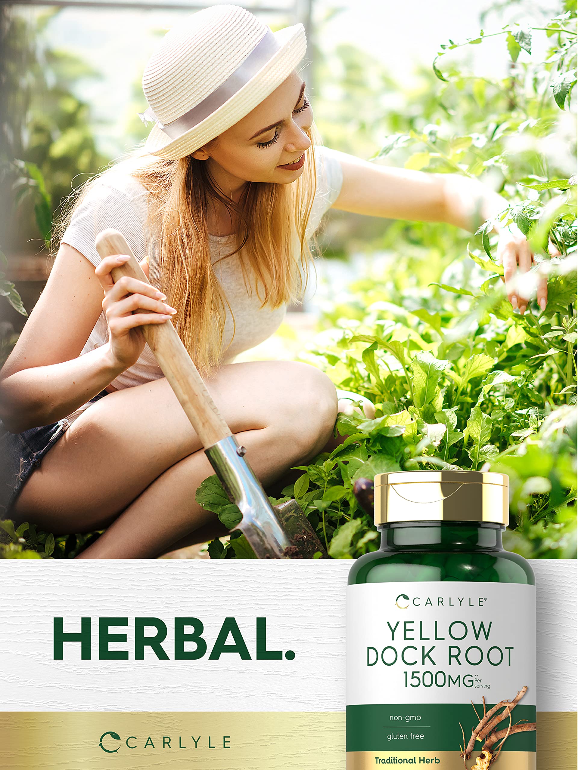 Foto 6 | Suplemento Carlyle Yellow Dock Root, Cápsulas De 1500 Mg, 200 Unidades - Venta Internacional.