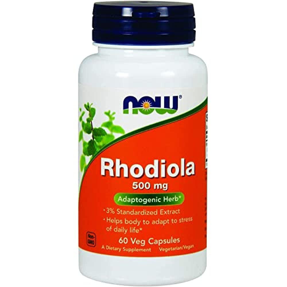 Foto 2 pulgar | Suplemento Now Foods, Extracto De Rhodiola, 500 Mg, 60 Cápsulas - Venta Internacional.